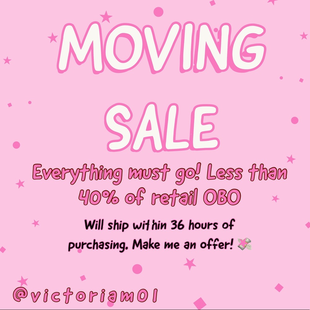MOVING SALE!